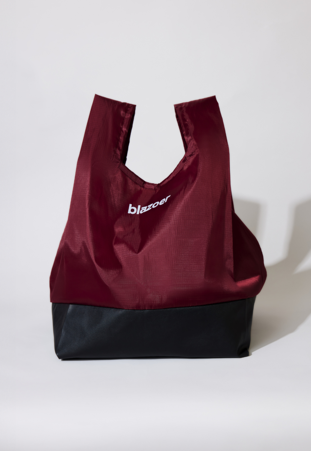 Big shopping bag - burgundy