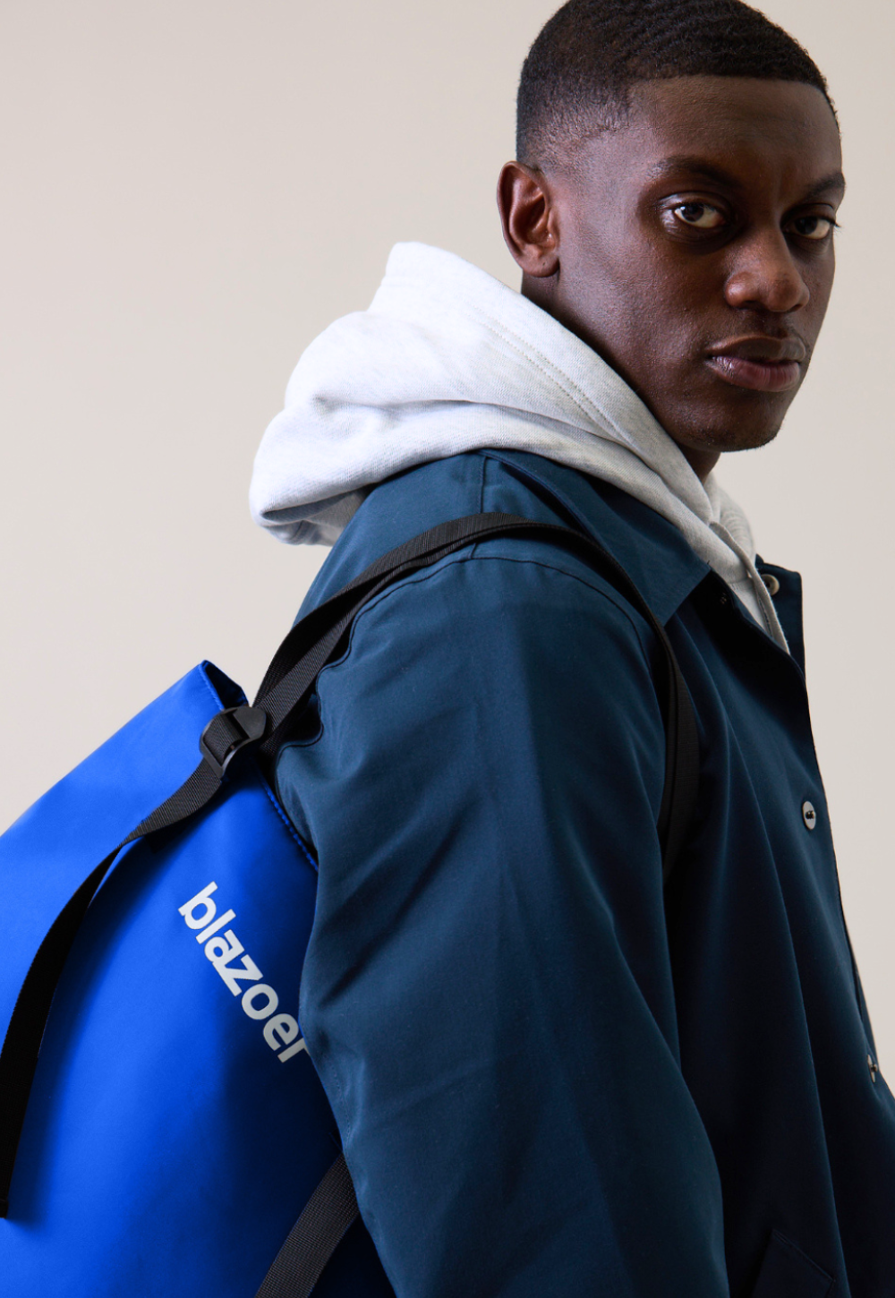 Regular tote - cobalt