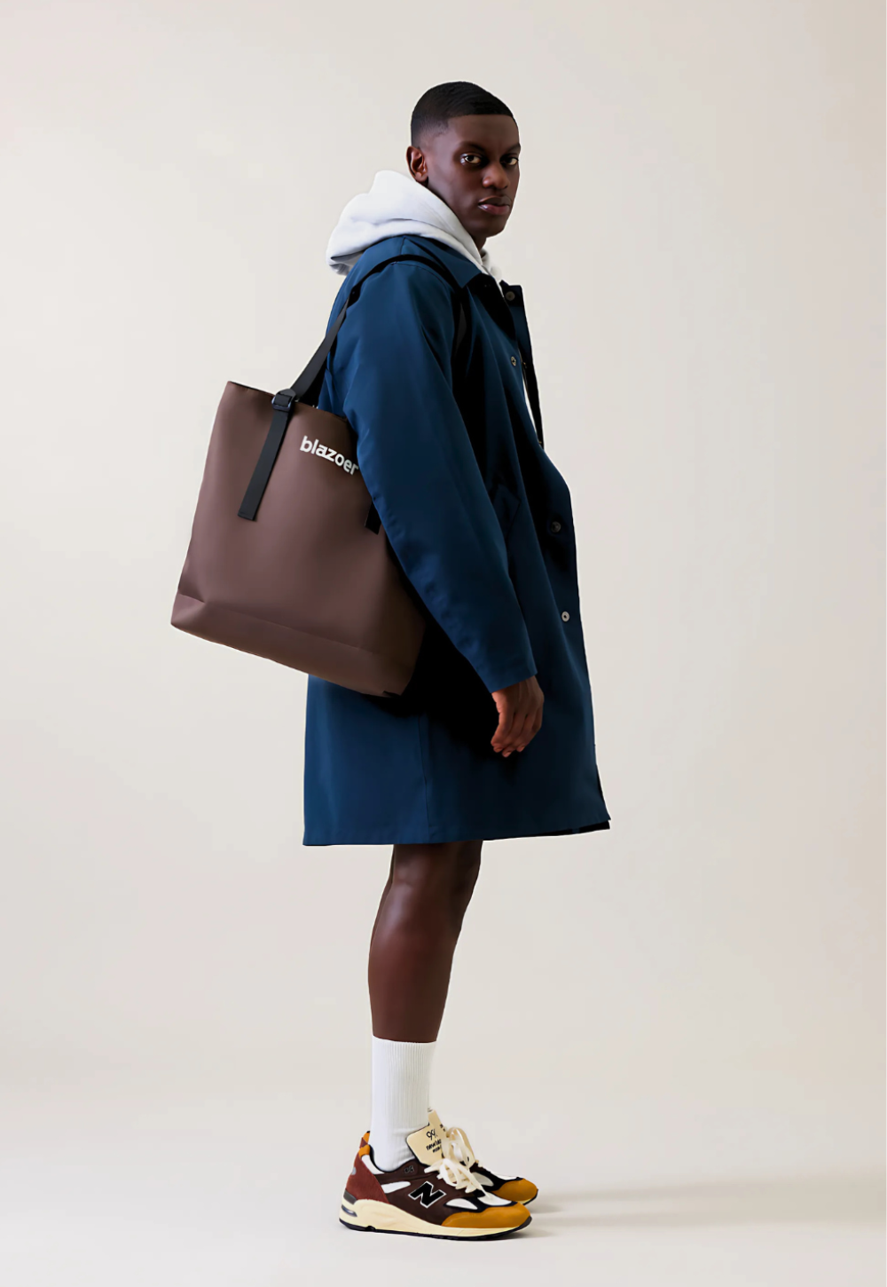 Regular tote - brown