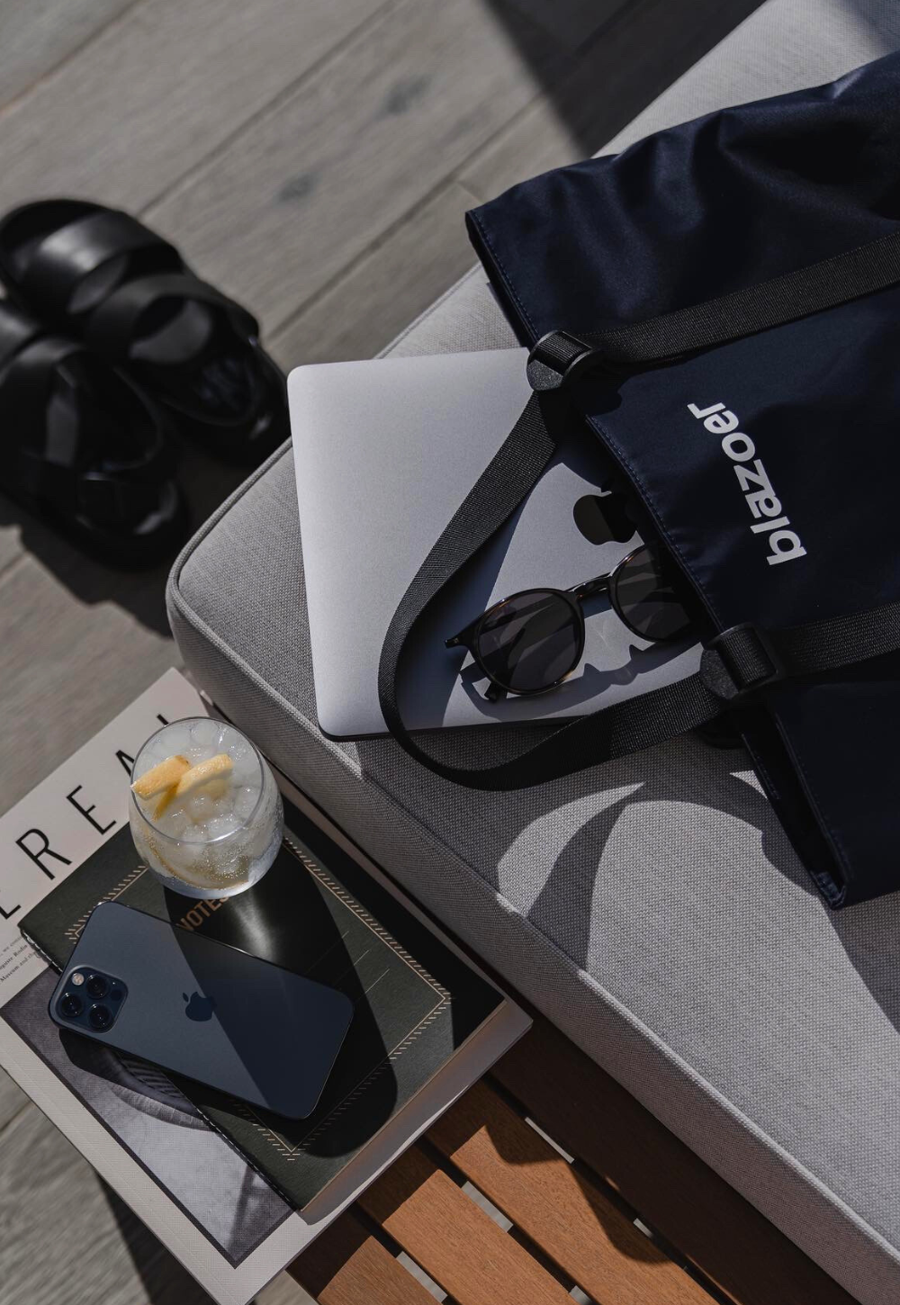 Regular tote - navy